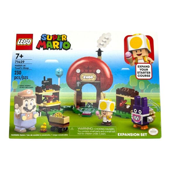 LEGO Super Mario 230 piece Expansion Set Nabbit at Toad's Shop 71429 - Picture 1 of 6